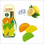 Н-р 6 охладителей д/напитков Лимонные дольки NEW J13-102 (12/1)